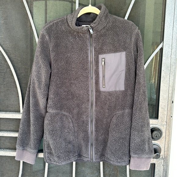 Ugg Gray sherpa zippered jacket - Picture 2 of 5